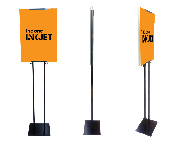 Double Sided Poster Stand